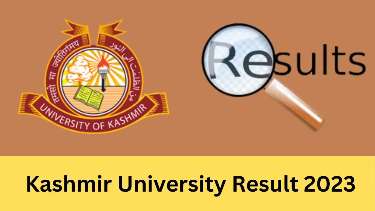 Kashmir University Result 2023 (Out) Direct Link to Check Result for B.TechB.E 8th Semester, Mark sheet at kashmiruniversity.net - ​29 Dec 2023