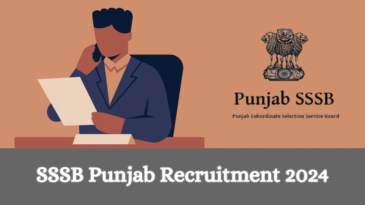 SSSB Punjab Recruitment 2023: Notification Out for Junior Draftsman Vacancies