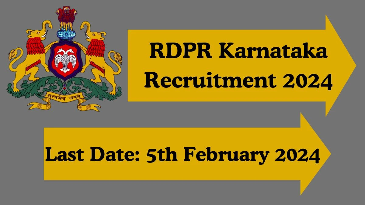 Application For Employment RDPR Karnataka Recruitment 2024 Apply Rajiv Gandhi Panchayat Raj Fellowship Vacancies at prcrdpr.karnataka.gov.in - Apply Now