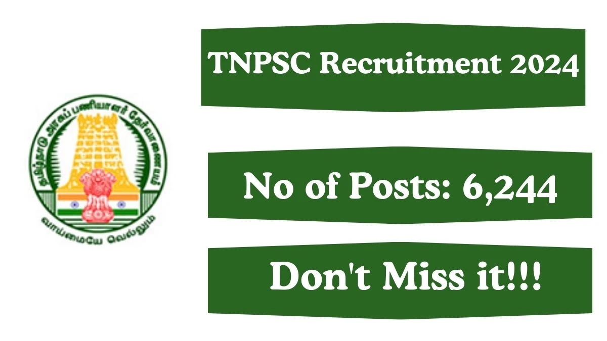 Application For Employment TNPSC Recruitment 2024 Apply 6,244 Group 4 Vacancies at tnpsc.gov.in - Apply Now