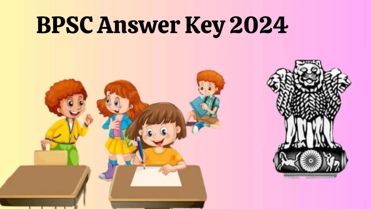 BPSC Answer Key 2024 Is Now available Download Drug Inspector PDF here at bpsc.bih.nic.in - 06 Jan 2024