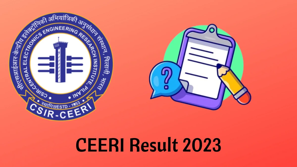 CEERI Previous Question Papers is announced: Practice Scientist Previous Question Papers ceeri.res.in - 17 Jan 2024