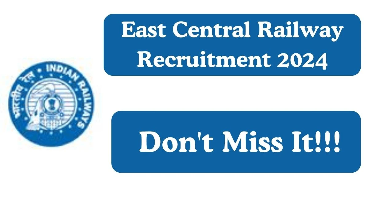 East Central Railway Recruitment 2024 Sportspersons vacancy, Apply at ecr.indianrailways.gov.in