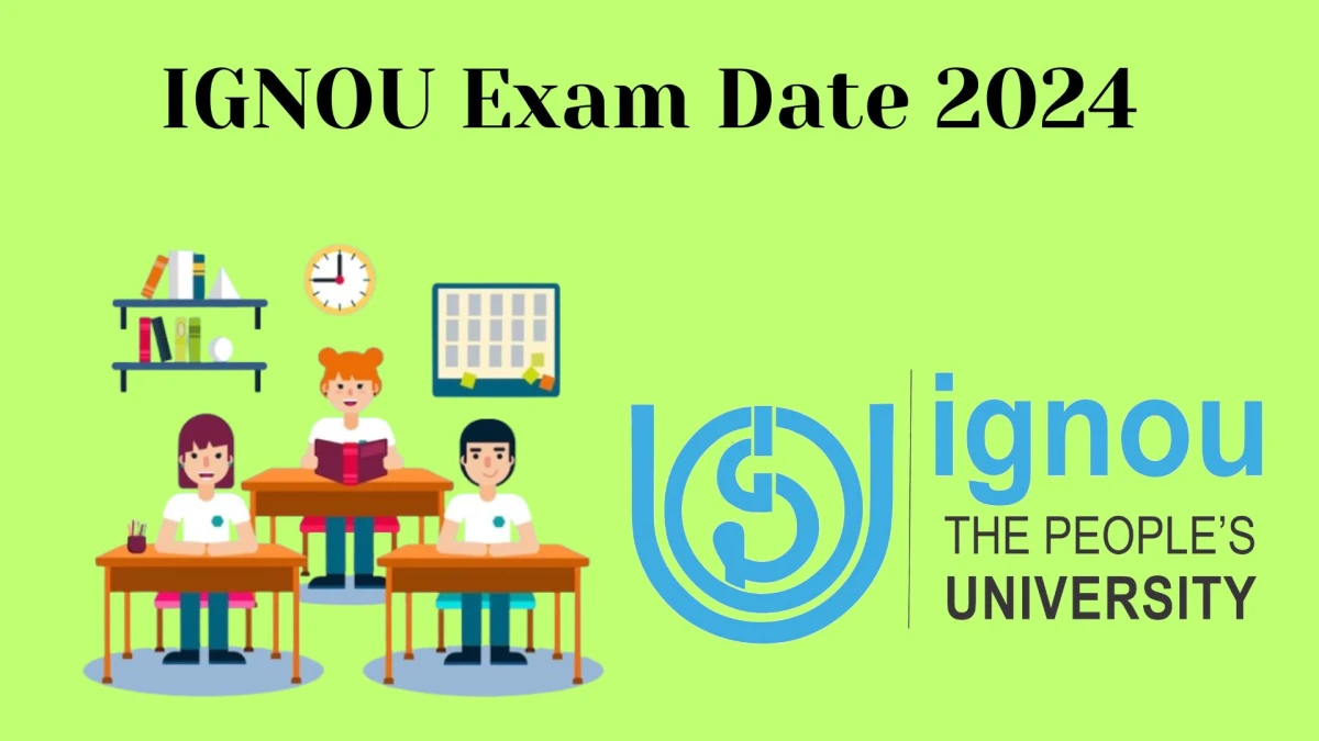 IGNOU Exam Date 2024 at ignou.ac.in Verify the schedule for the examination date, Junior Assistant-cum-Typist, and site details - 16 Jan 2024