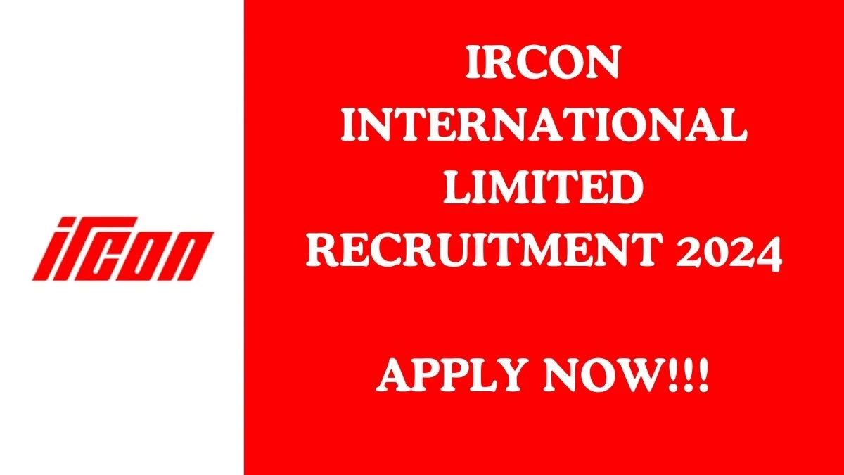 IRCON Recruitment 2024 Apply for Various Manager IRCON Vacancy online at ircon.org
