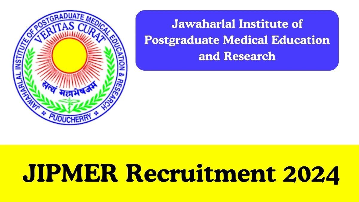 Pharm.D or Ph.D Recruitment at JIPMER | PharmaTutor