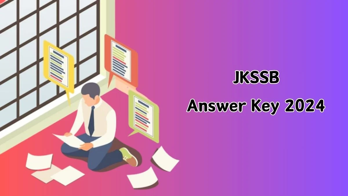 JKSSB Answer Key 2024 Is Now available Download Accounts Assistant PDF here at jkssb.nic.in - 29 Jan 2024