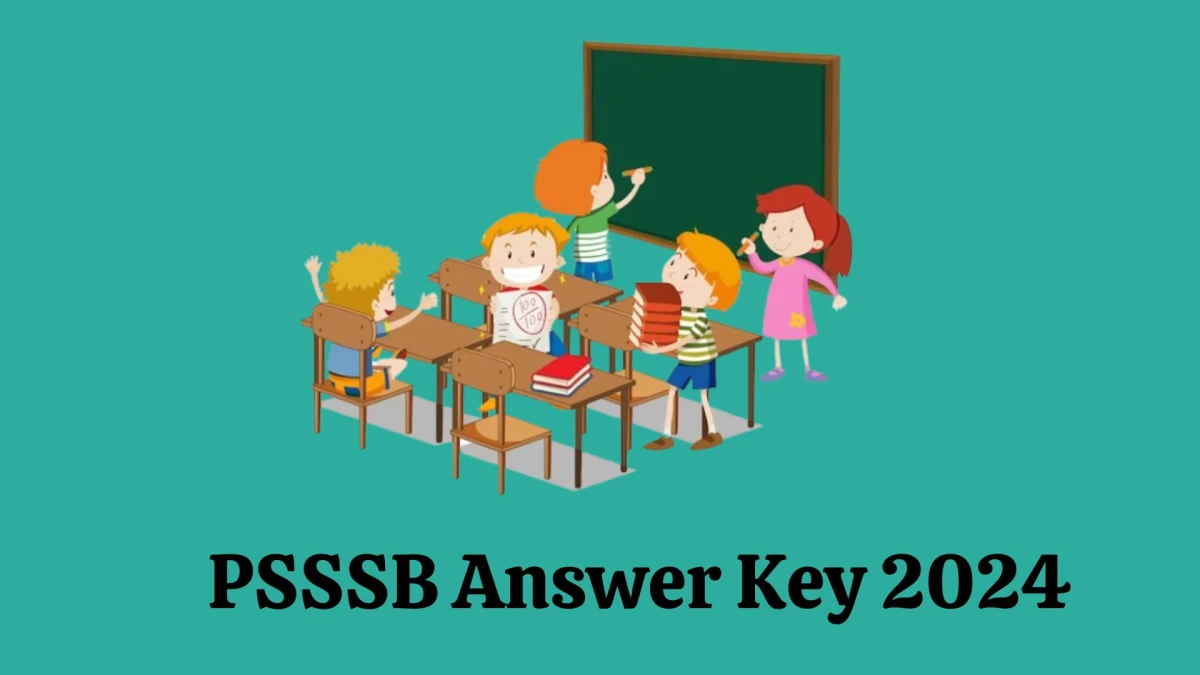 PSSSB Answer Key 2024 Is Now available Download Scientific Assistant PDF here at sssb.punjab.gov.in - 11 Jan 2024