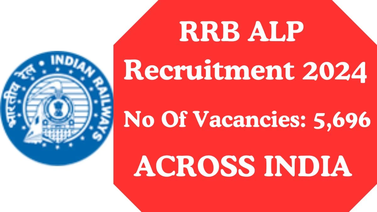 RRB Recruitment 2024 5,696 ALP vacancy online application form at indianrailways.gov.in - News