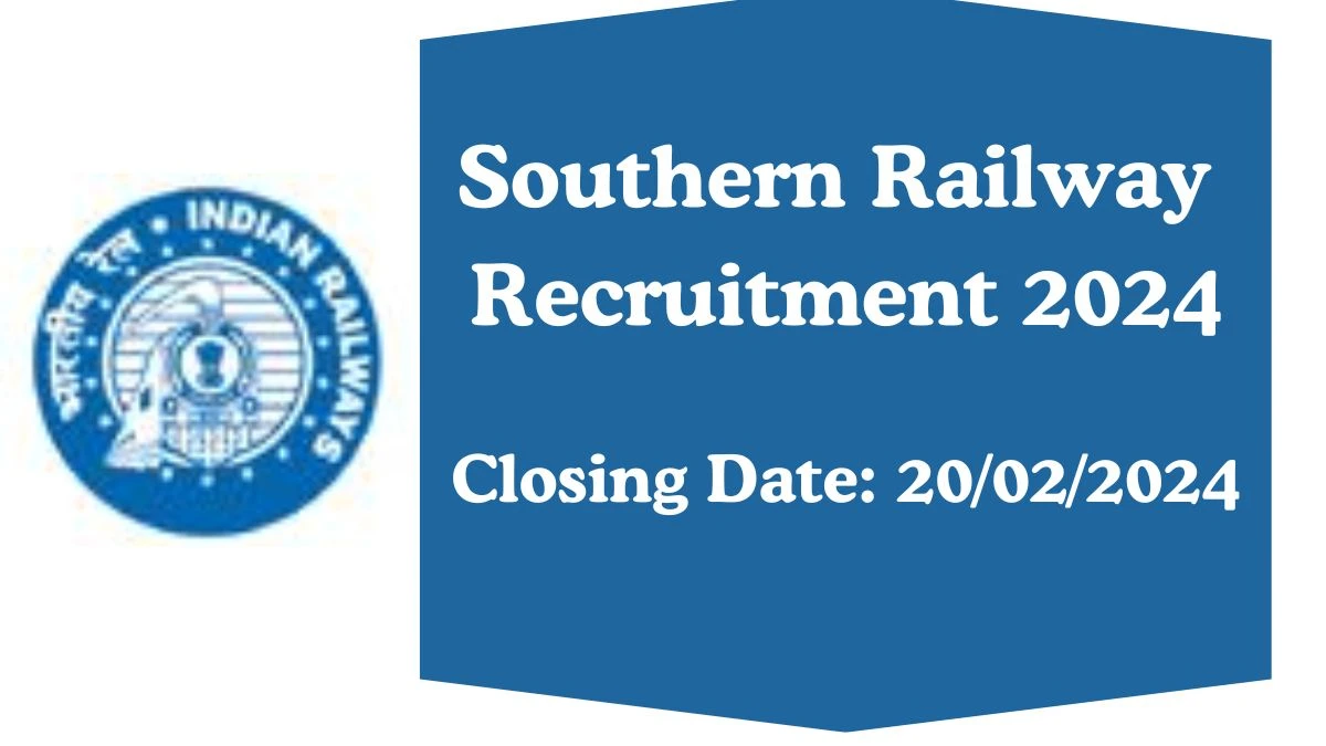 Southern Railway Recruitment 2024 Scouts and Guides quota vacancy, Apply Online at sr.indianrailways.gov.in