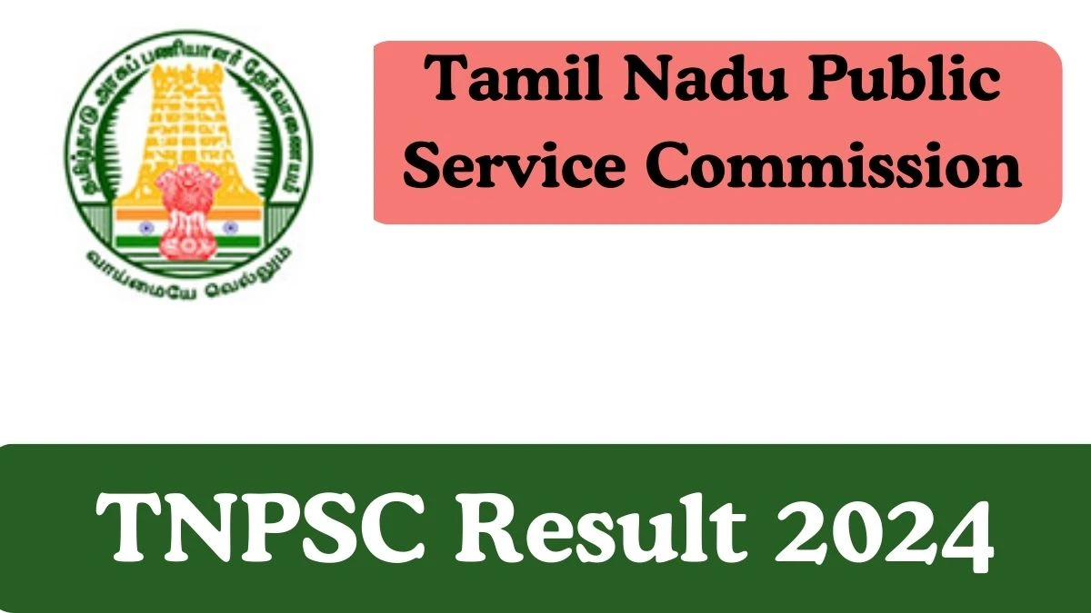TNPSC Group 4 2023 Result Released
