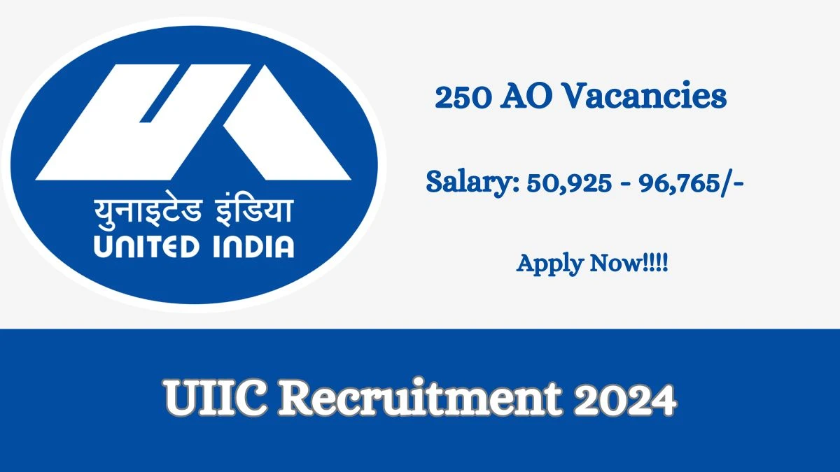 UIIC AO Recruitment 2024 Notifications Apply Online 250 Administrative Officer Jobs 11.01.2024