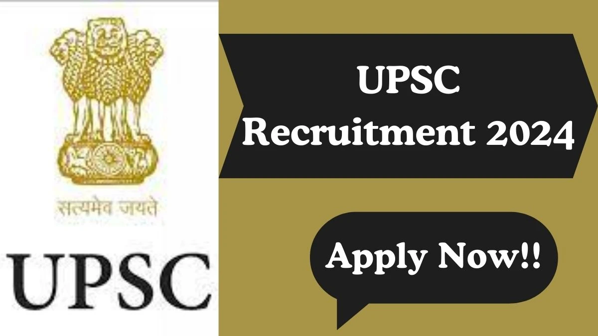 UPSC Recruitment 2024 Apply for Staff Car Driver UPSC Vacancy at upsc.gov.in