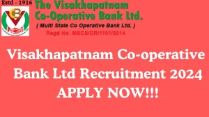 Visakhapatnam Co-operative Bank Ltd Recruitment 2024 Apply Online for PO Vacancies Application form available at vcbl.in