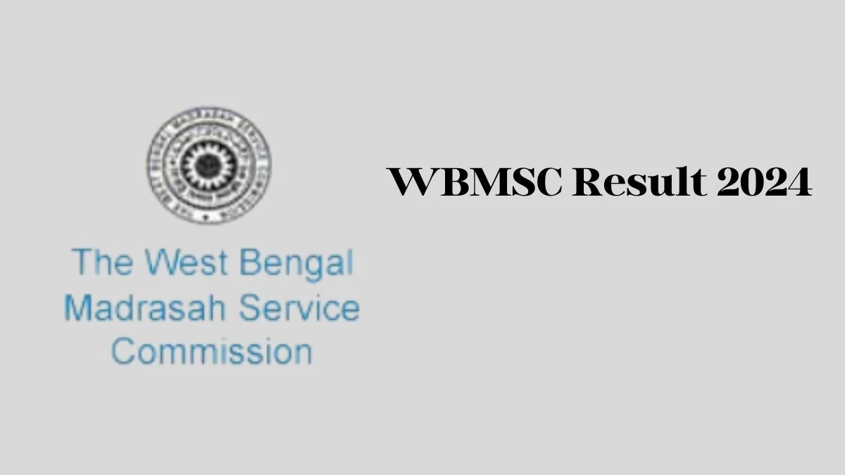WBMSC Result 2024 To Be out Soon Check Result of Assistant Teacher Direct Link Here at wbmsc.com - 29 Jan 2024