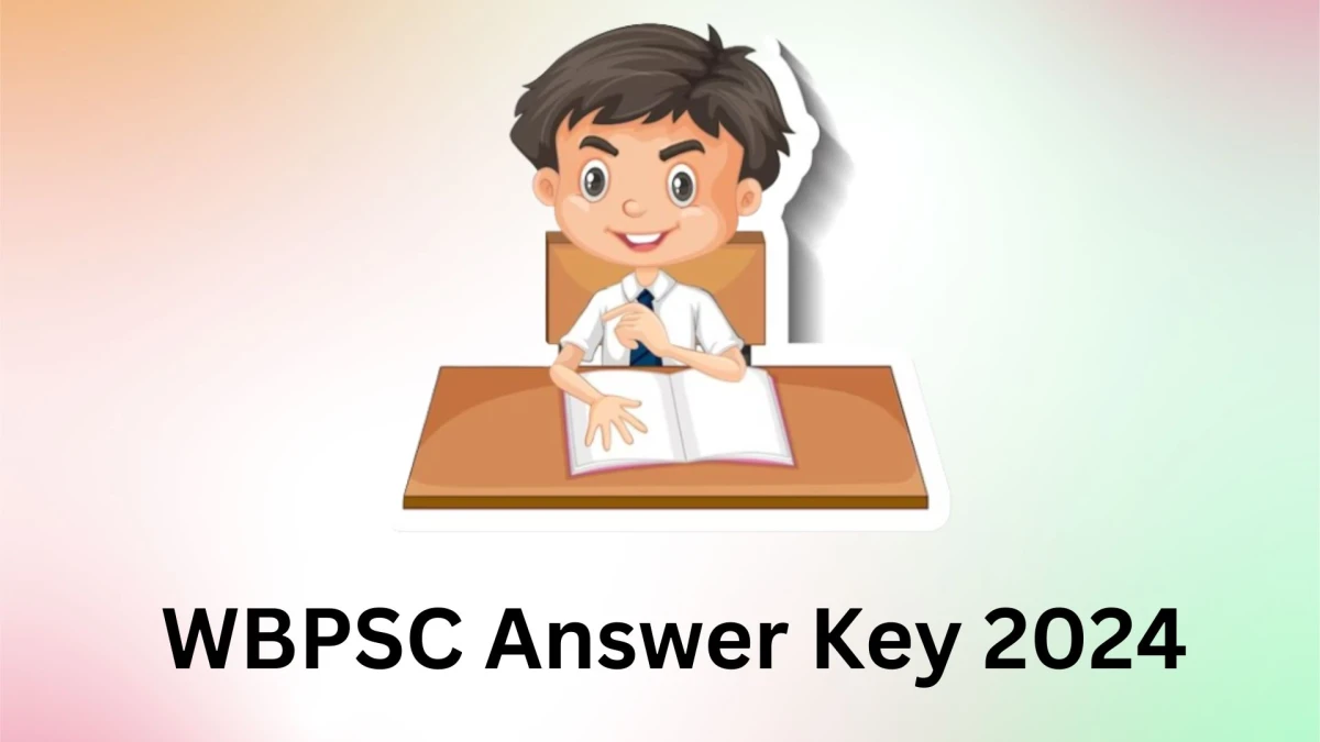 WBPSC Answer Key 2024 Is Now available Download Junior Engineer PDF here at wbpsc.gov.in - 03 Jan 2024