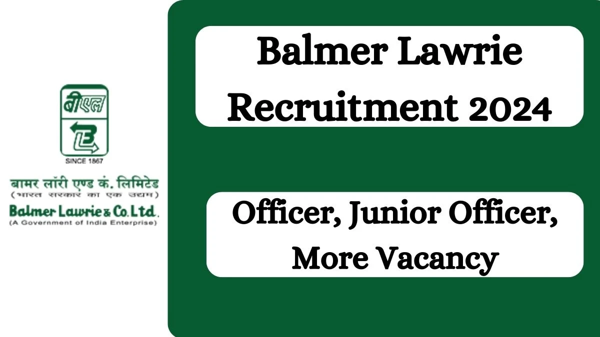 Govt. Job Updates || Balmer Lawrie & Co Limited Hiring Graduate Holders -  YouTube