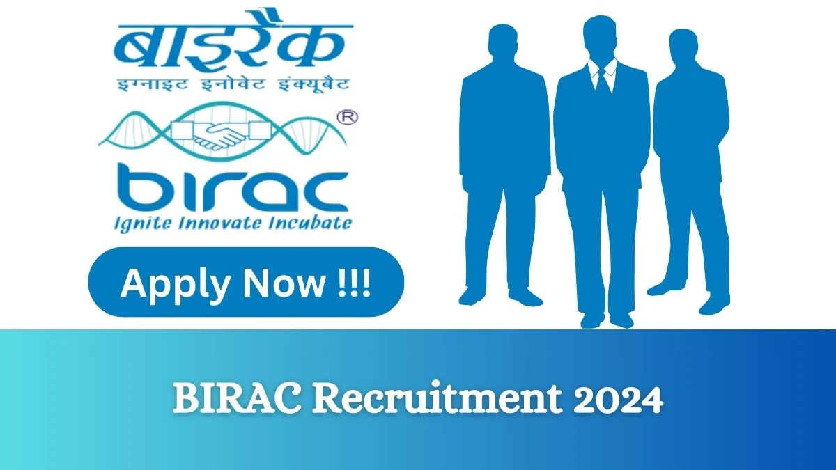 BIRAC Recruitment 2024 Notification for IT Assistant, Senior Consultant, More Vacancy 4 posts at birac.nic.in