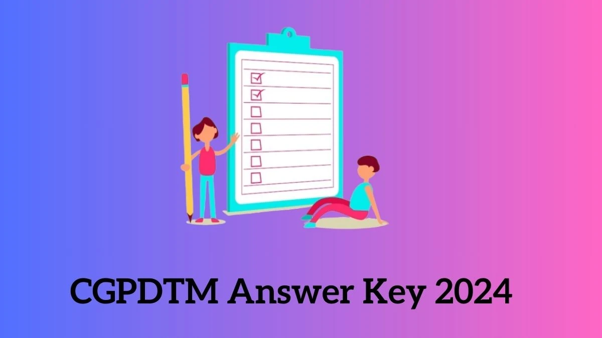 CGPDTM Answer Key 2024 Is Now available Download Examiner of Patents and Designs PDF here at ipindia.gov.in - 12 Feb 2024