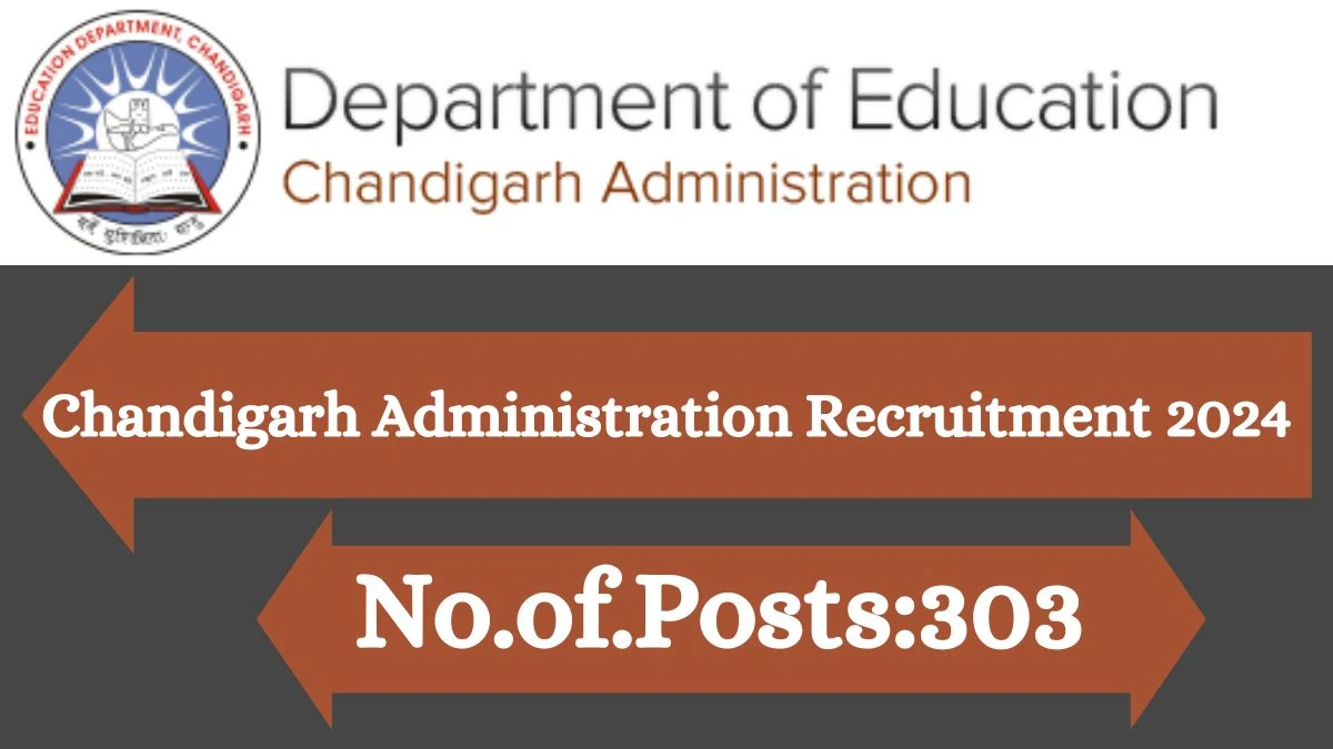 Chandigarh Administration Recruitment 2024 303 TGT vacancy apply Online at chdeducation.gov.in - News