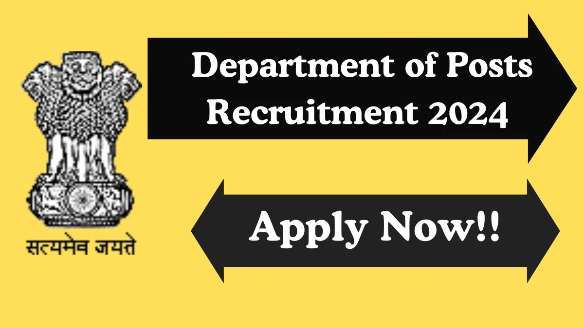 Department of Posts Recruitment 2024 Assistant Director or Desk Officer vacancy
