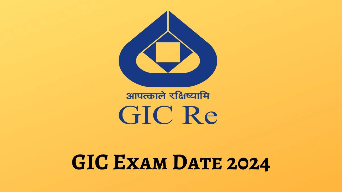 GIC Exam Date 2024 at gicre.in Verify the schedule for the examination date, Officer Scale-1, and site details - 07 Feb 2024