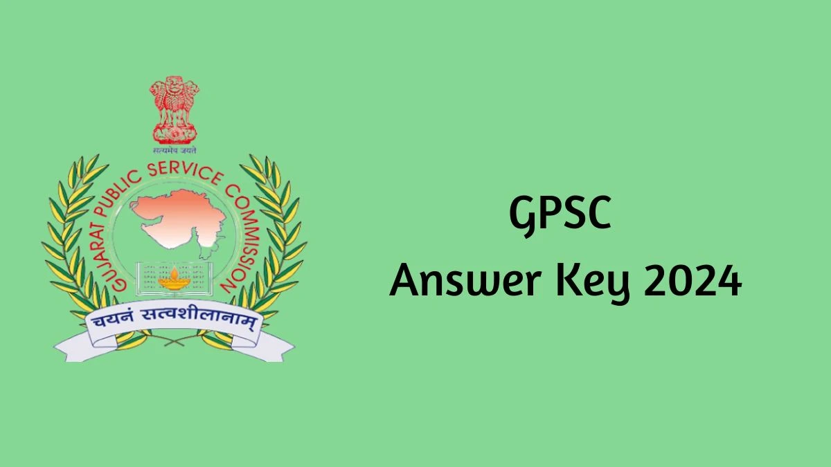 GPSC Answer Key 2024 Is Now available Download Deputy Section Officer PDF here at gpsc.gujarat.gov.in - 12 Feb 2024