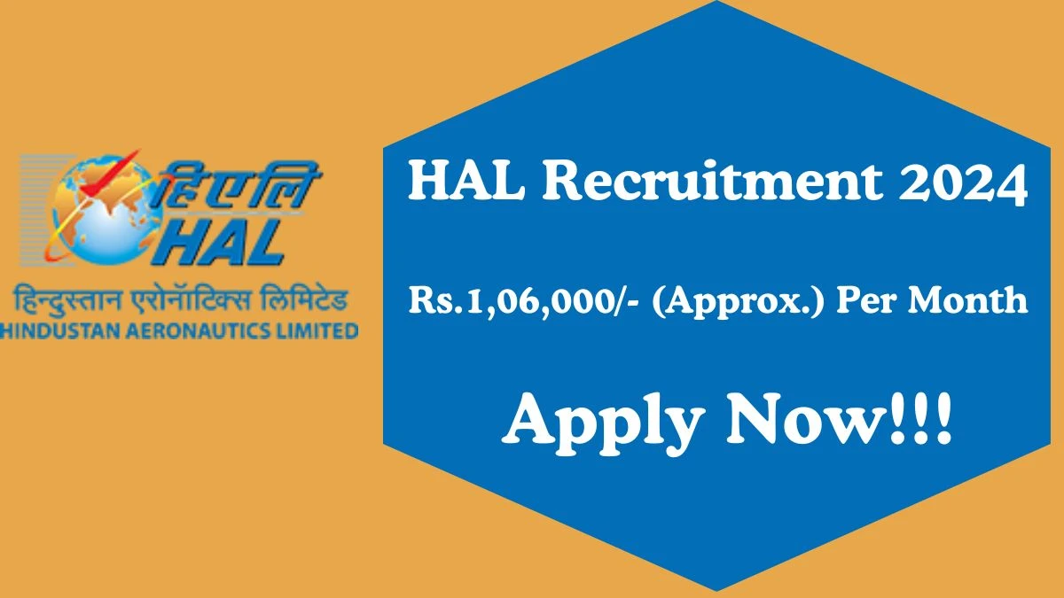 HAL Recruitment 2024 Senior Medical Officer vacancy, Apply at hal-india.co.in
