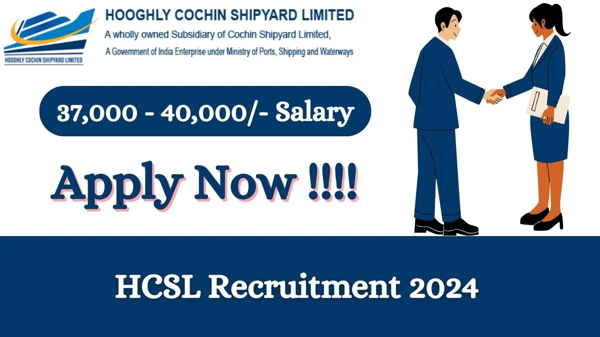 HCSL Recruitment 2024 Apply online now for Project Officer Job Vacancies Notification 26.02.2024