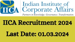 IICA Recruitment 2024 Consultant vacancy, Apply at iica.nic.in