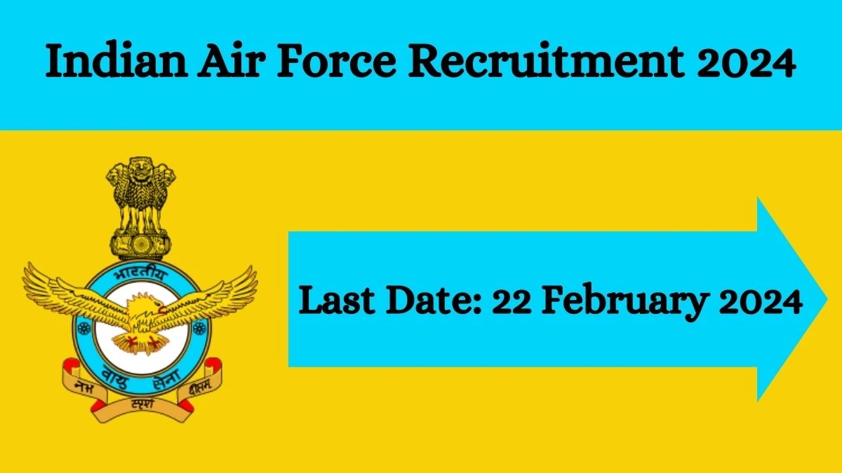 Indian Air Force Recruitment 2024 Apply for Agniveervayu (Sports) Indian Air Force Vacancy online at agnipathvayu.cdac.in