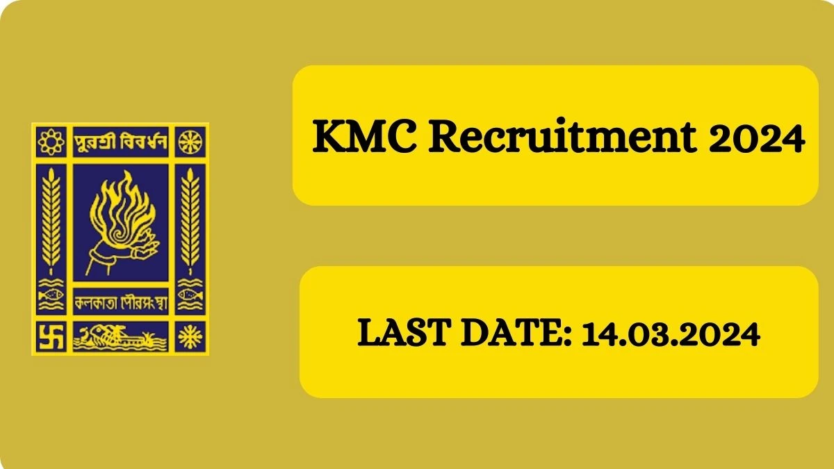 KMC Recruitment 2024 Assistant Analyst vacancy apply Online at kmcgov.in - News