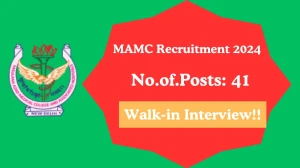 MAMC Recruitment 2024: Assistant Professor Vacancy, Check Age Limit and Interview Details