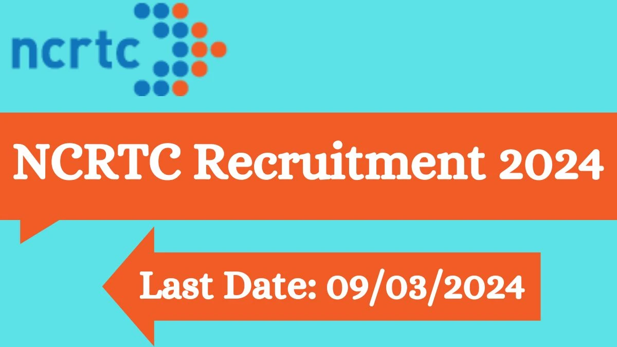 NCRTC Recruitment 2024 Director vacancy, Apply at ncrtc.co.in