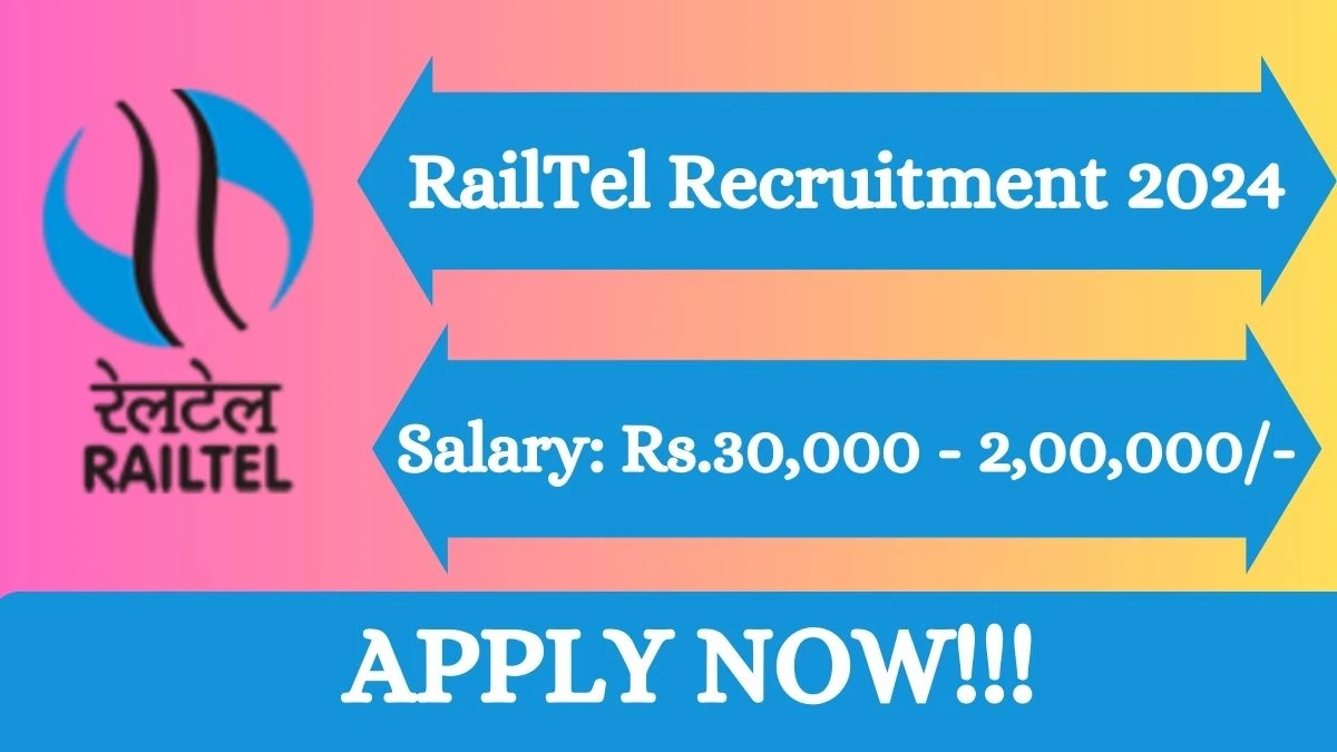 RailTel Recruitment 2024: Network Expert, Storage Administrator, Cyber Security Expert Job Vacancy, Pay Scale and Interview Details