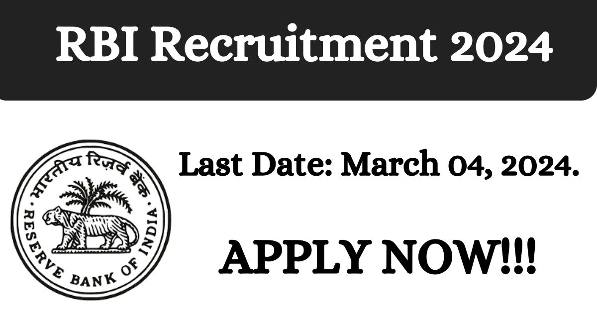 RBI Recruitment 2024 Apply for Banks Medical Consultant RBI Vacancy at rbi.org.in