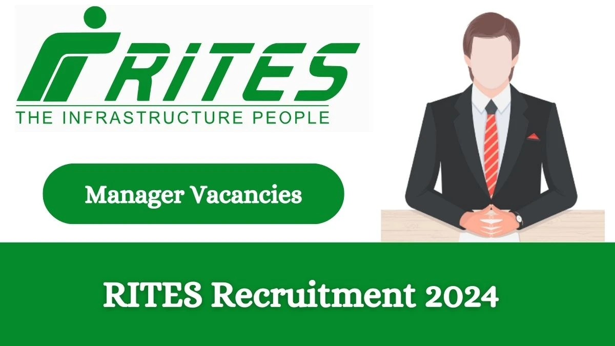 RITES Recruitment 2024 Apply online now for General Manager, AGM Job Vacancies Notification 23.02.2024