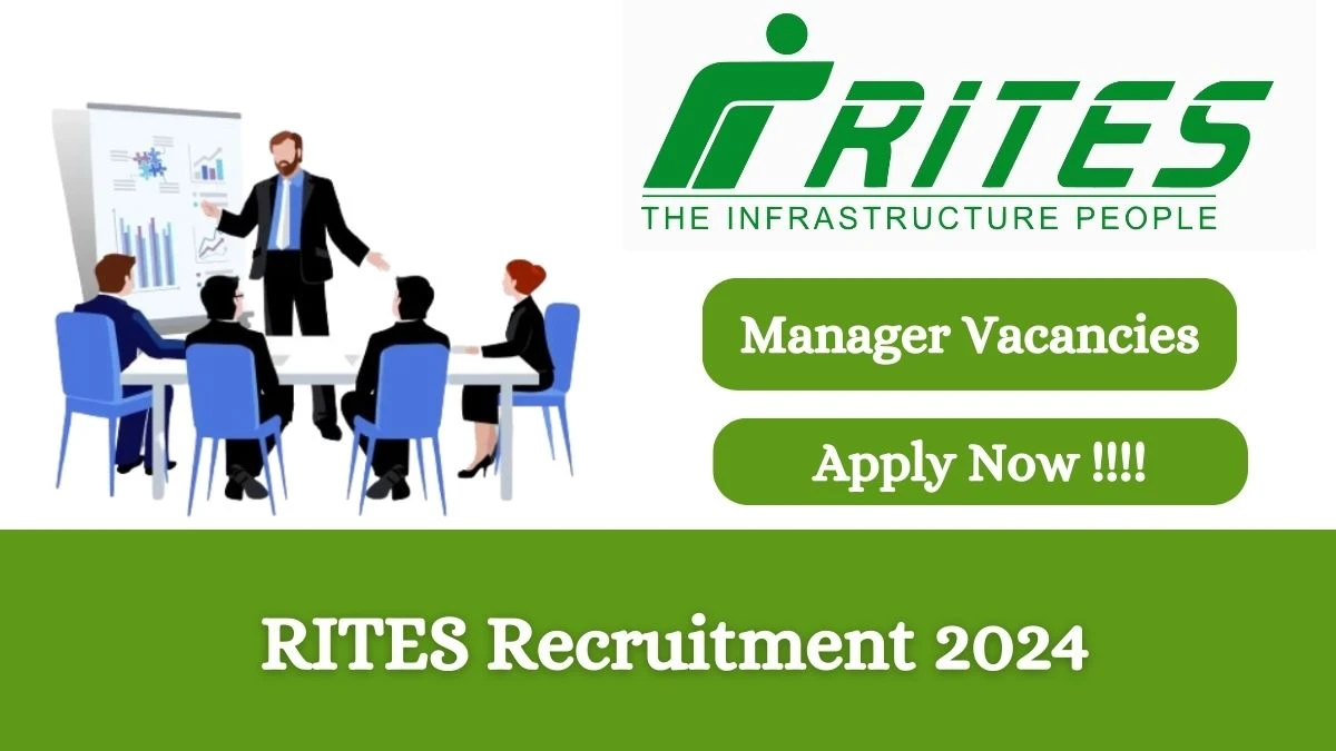 RITES Recruitment 2024 Apply online now for Senior Manager, Assistant Manager Job Vacancies Notification 22.02.2024