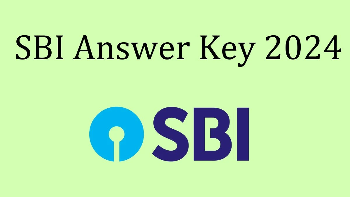 SBI Answer Key 2024 to be out for Clerk: Check and Download answer Key PDF @ sbi.co.in - 26 Feb 2024