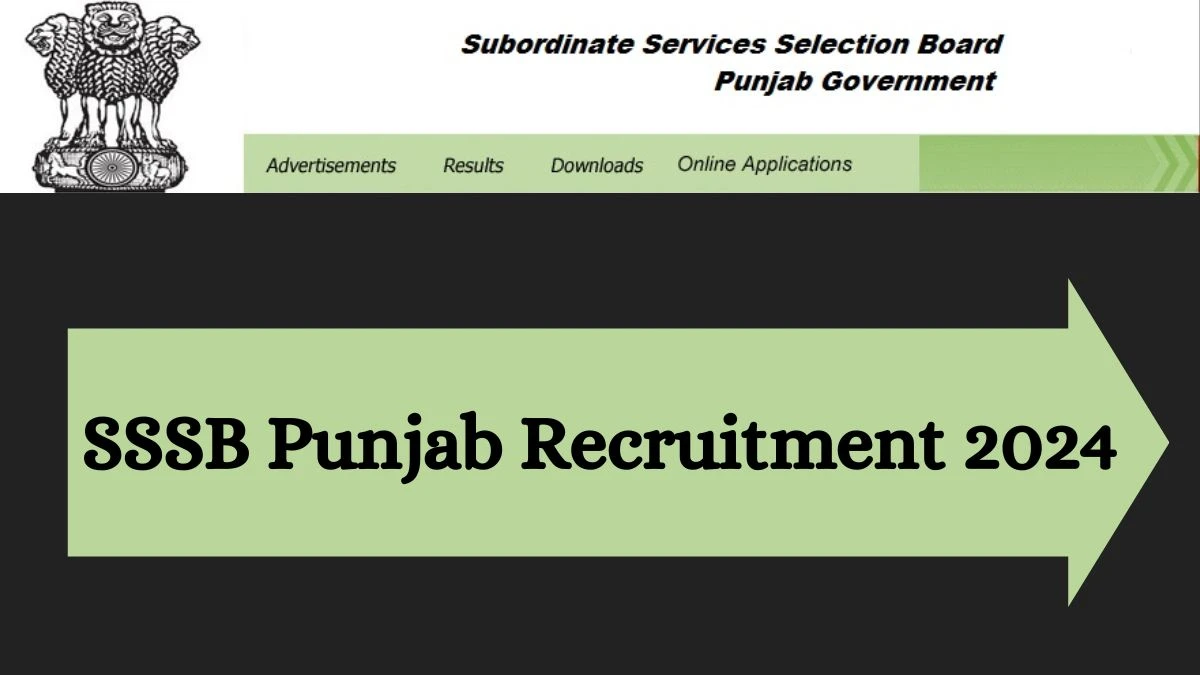 SSSB Punjab Recruitment 2024 Labor Inspector, Technician, Technician Officer vacancy, Apply Online at sssb.punjab.gov.in