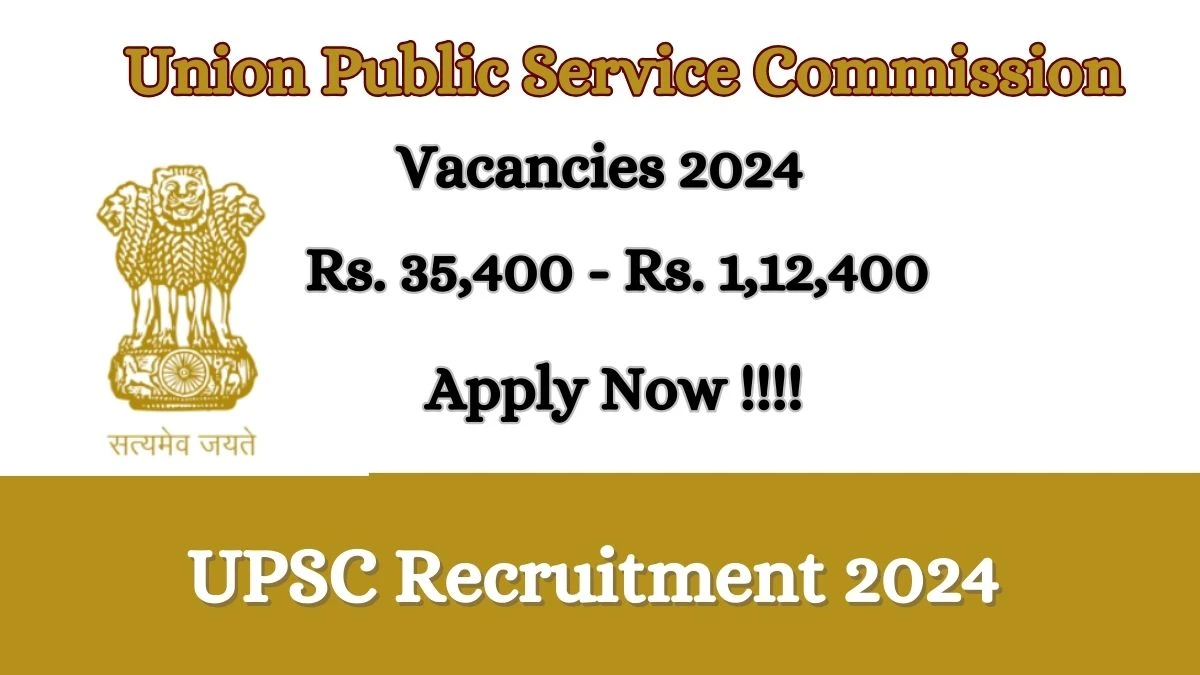 UPSC Recruitment 2024 Apply online now for Library and Information Assistant Job Vacancies Notification 21.02.2024