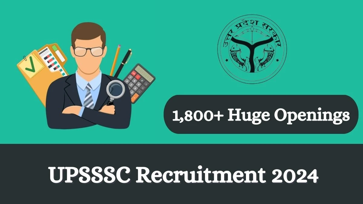 UPSSSC Recruitment 2024 Apply online now for 1,828 Assistant Accountant and Auditor Job Vacancies Notification 21.02.2024