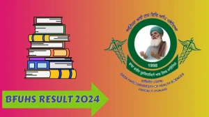 BFUHS Result 2024 (Declared) at bfuhs.ac.in