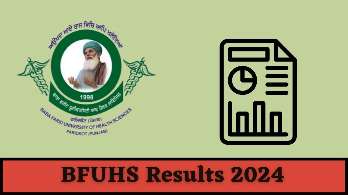 BFUHS Results 2024 (Declared) bfuhs.ac.in