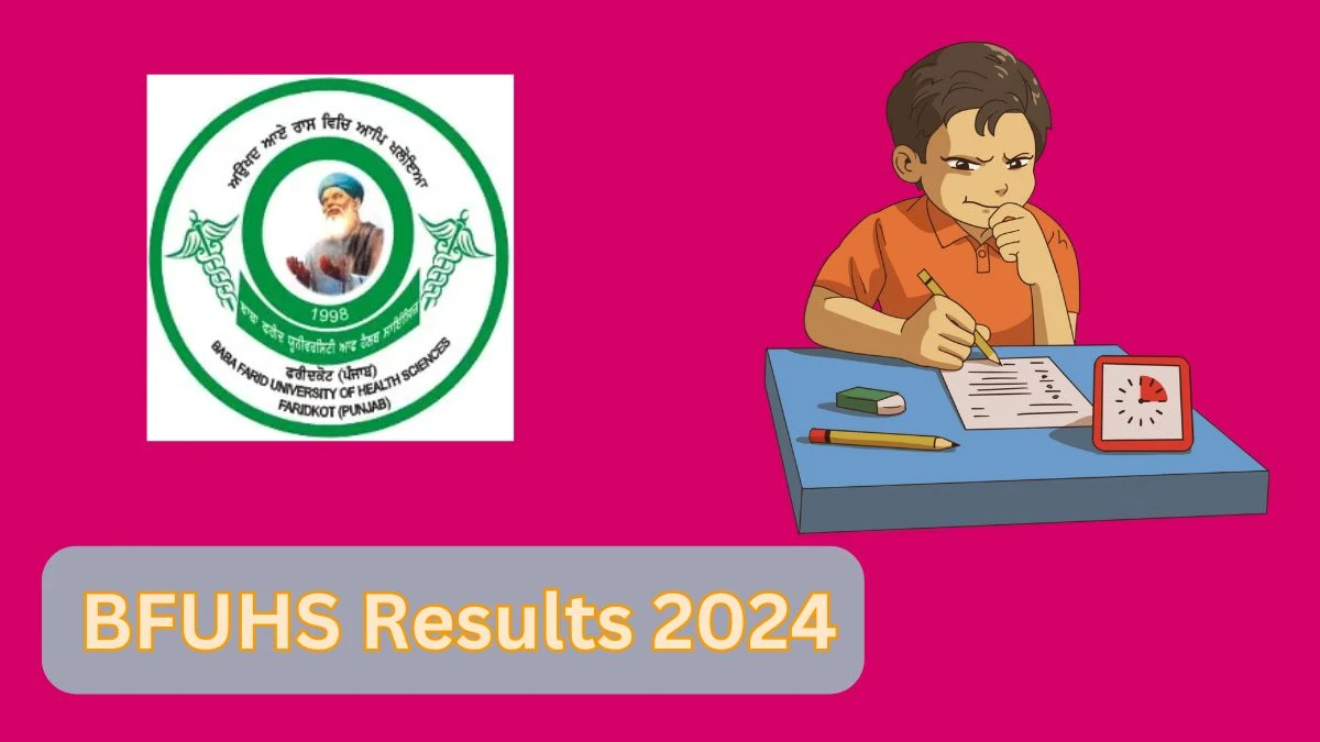 BFUHS Results 2024 (Declared) bfuhs.ac.in