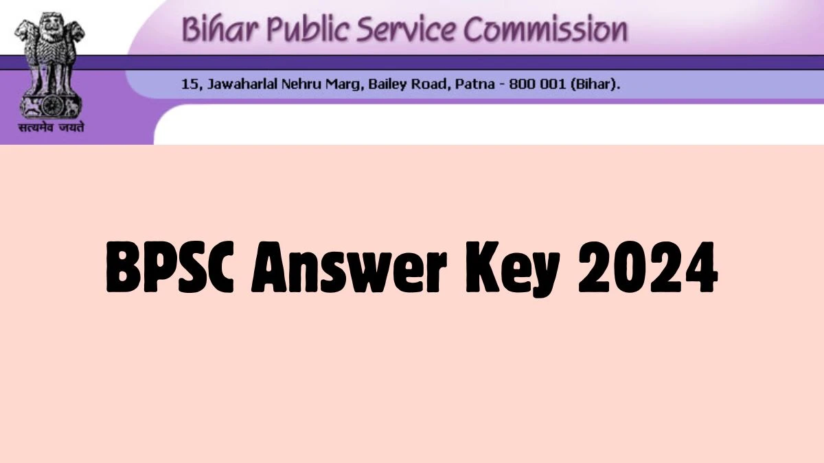 BPSC Answer Key 2024 Available for the Assistant Curator/ Research and Other Posts Download Answer Key PDF at bpsc.bih.nic.in - 05 March 2024