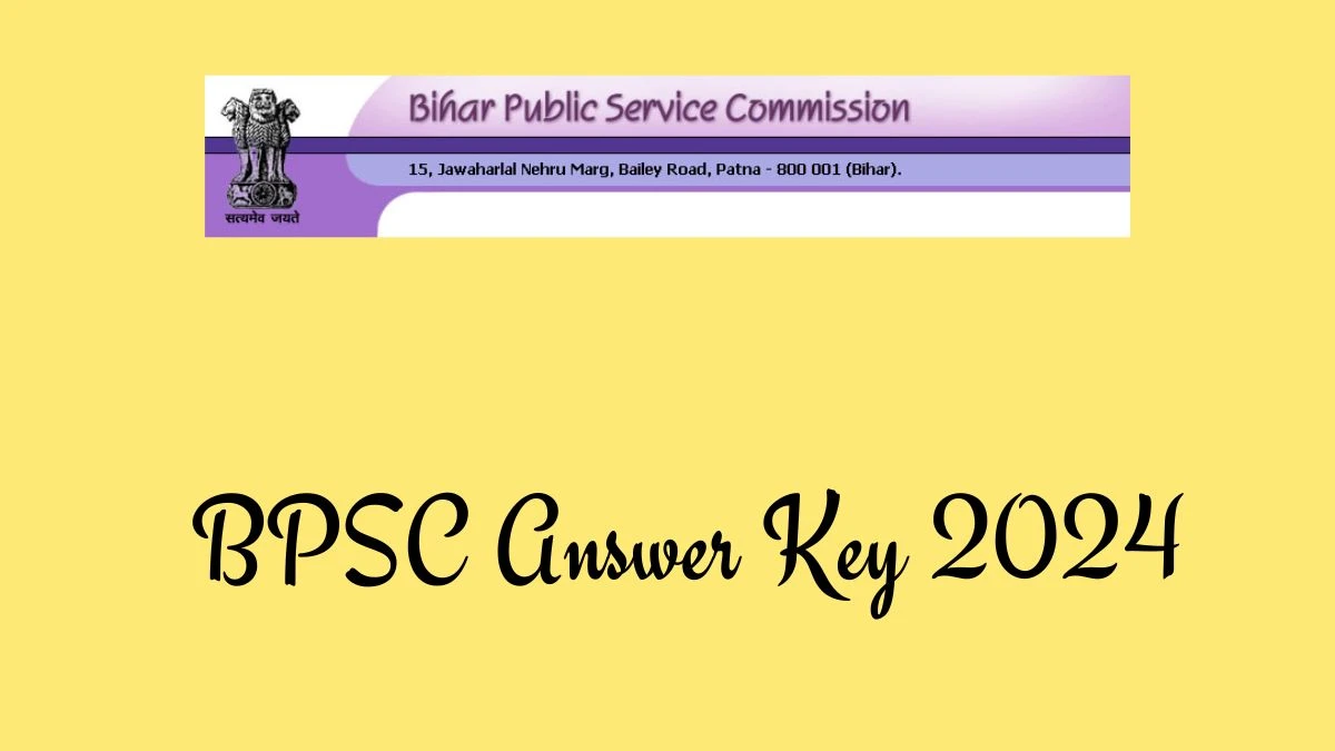 BPSC Answer Key 2024 to be out for Agriculture Officer: Check and Download answer Key PDF @ bpsc.bih.nic.in - 02 March 2024