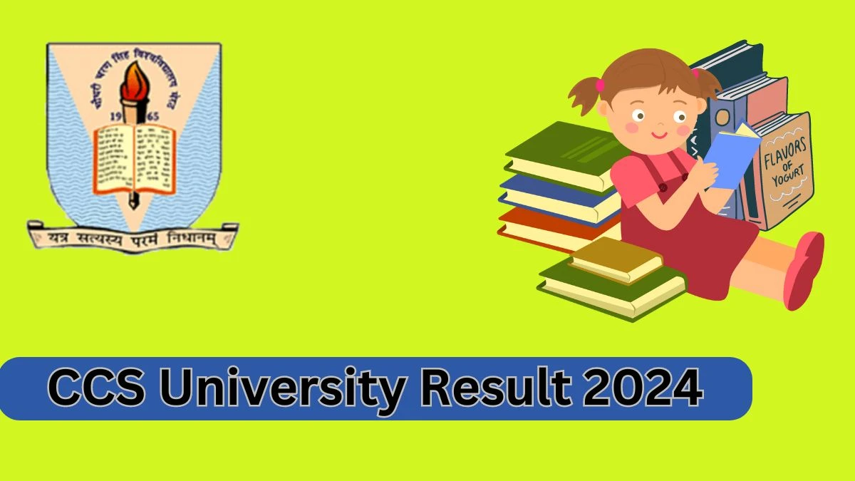CCS University Result 2024 (Announced) at ccsuniversity.ac.in