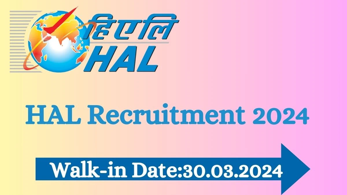 HAL Recruitment 2024 Walk-In Interviews for Part Time Doctor on 30.03.2024