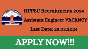 HPPSC Recruitment 2024: Check Vacancies for Assistant Engineer Job Notification, Apply Online